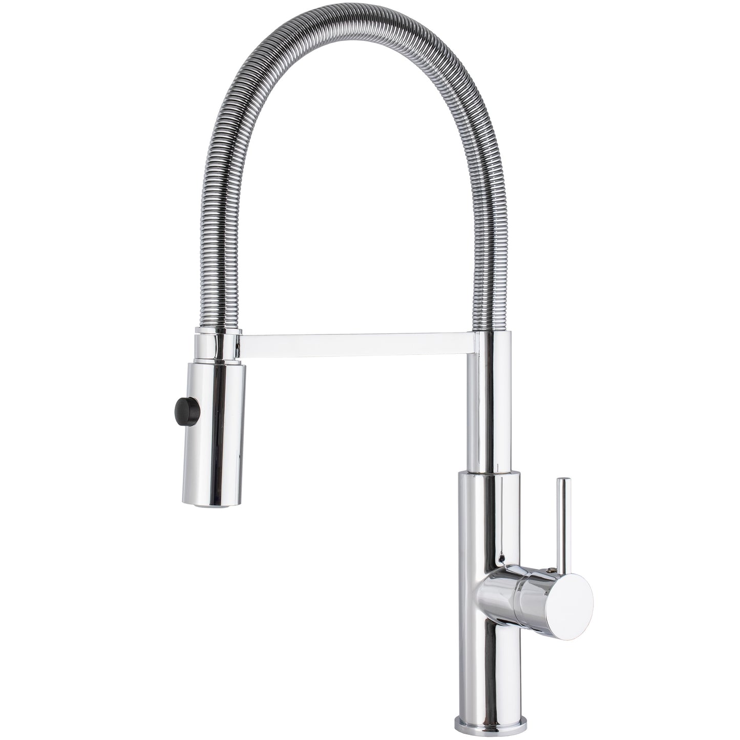 Grifo cocina alto con caño flexible monomando cromado - Serie Zujar
