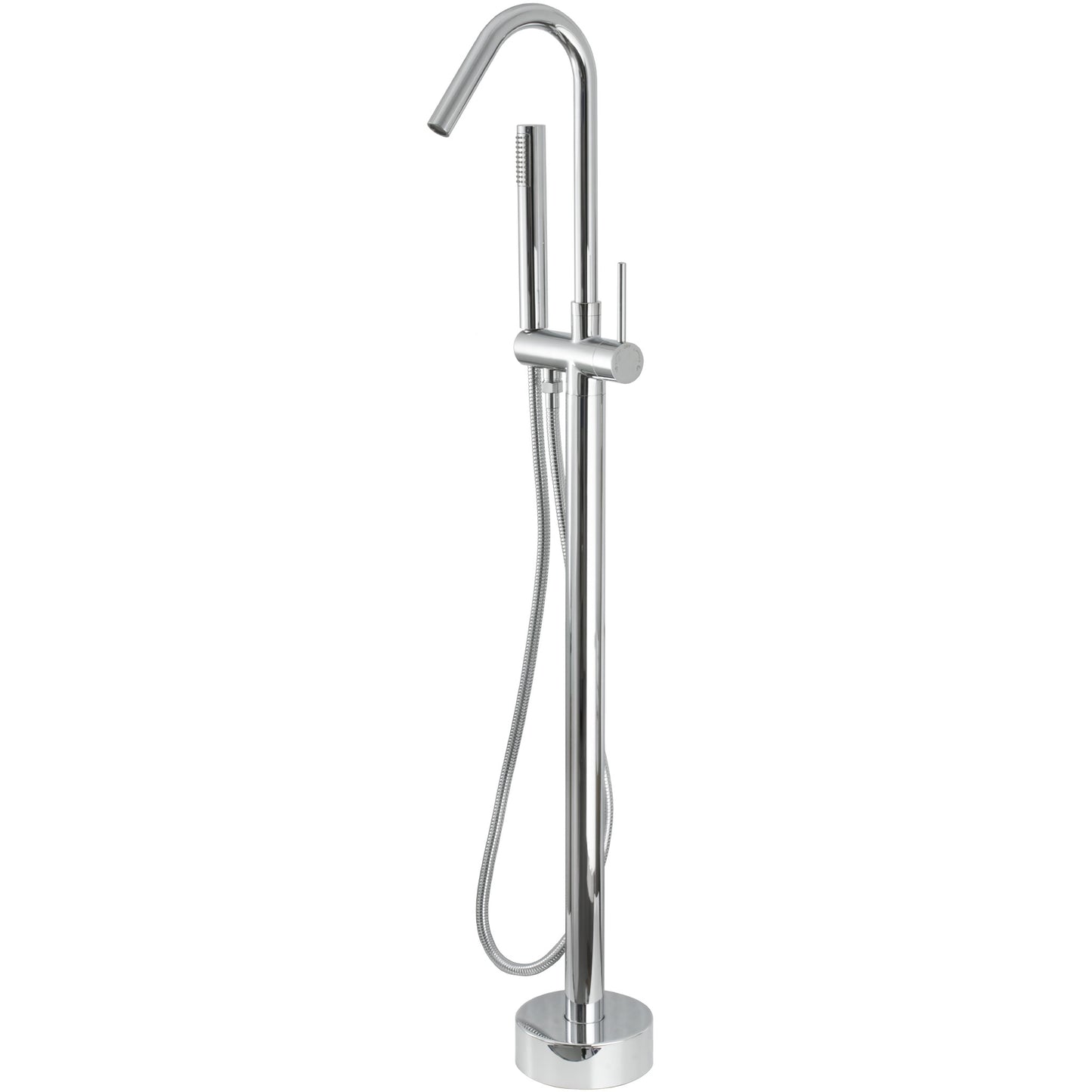 Grifo de bañera exenta redondo cromado - Serie Sella