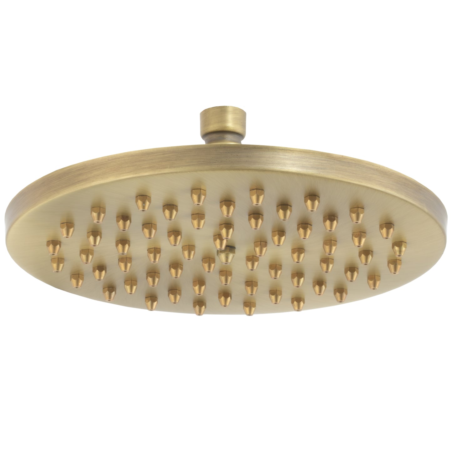 Rociador redondo vintage dorado envejecido 20cm
