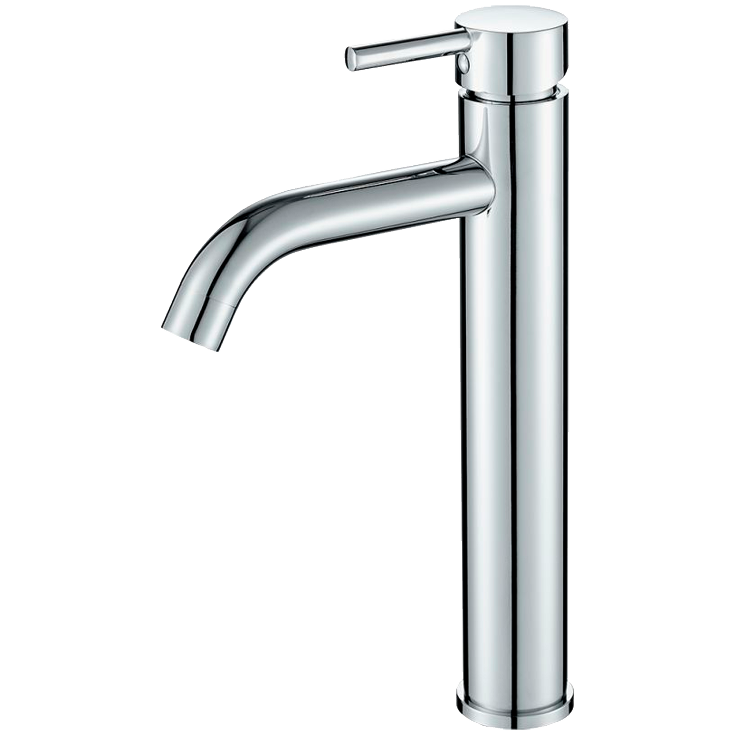 Grifo de lavabo alto para pica monomando cromado - Serie Jabalon