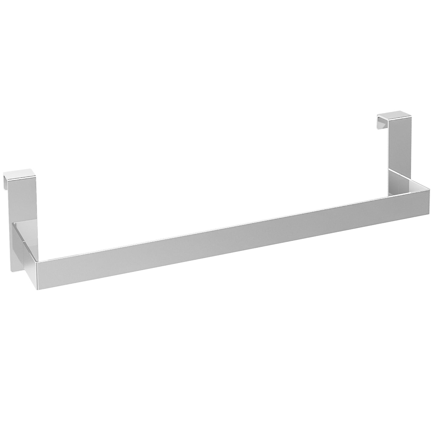 Toallero para colgar en mueble cuadrado en cromado para baño