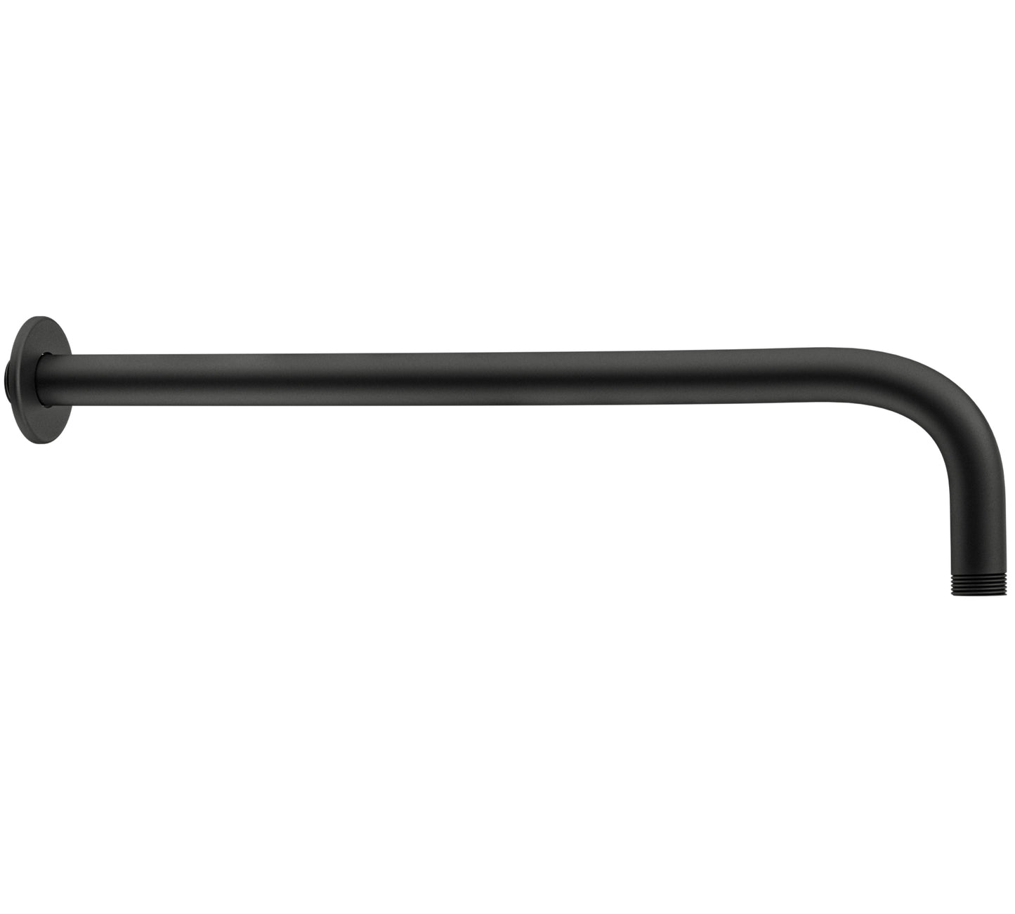 Soporte pared redondo negro mate