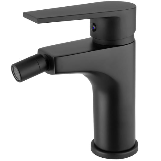 Grifo de bidé monomando negro mate - Serie Magro