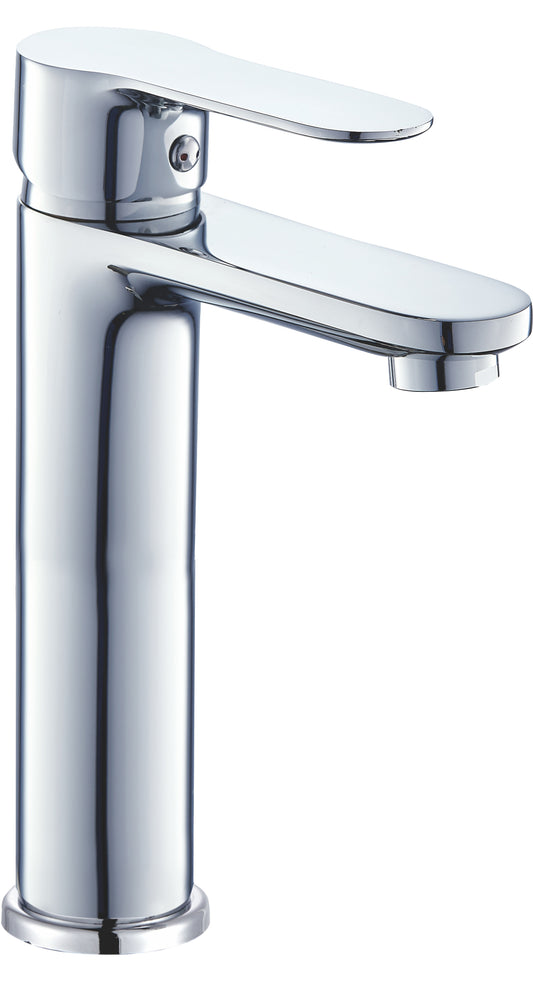 Grifo de lavabo alto para pica redondo monomando cromado - Serie Viar