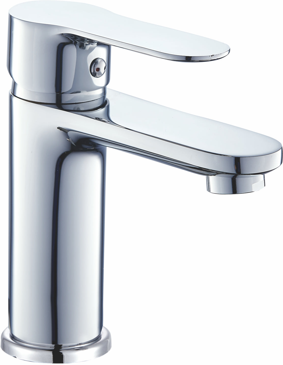 Grifo de lavabo monomando redondo cromado - Serie Viar