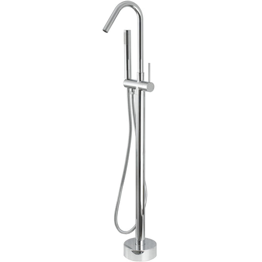 Grifo de bañera exenta redondo cromado - Serie Sella