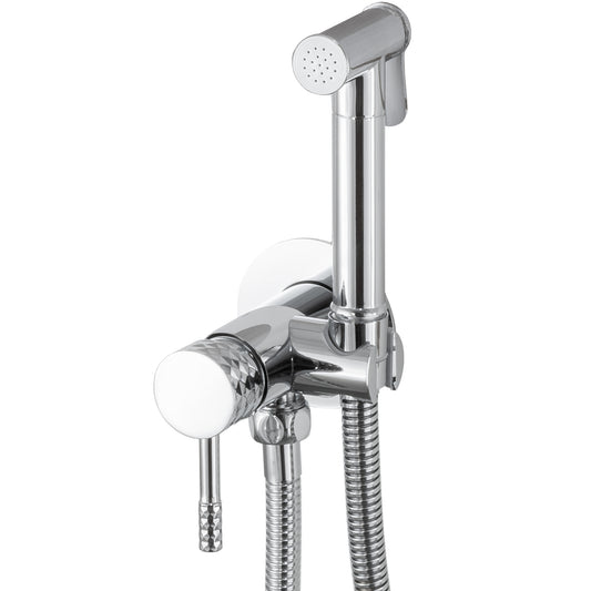 Grifo de bidet empotrado redondo cromado acabado maneta luxury - Serie Ofin