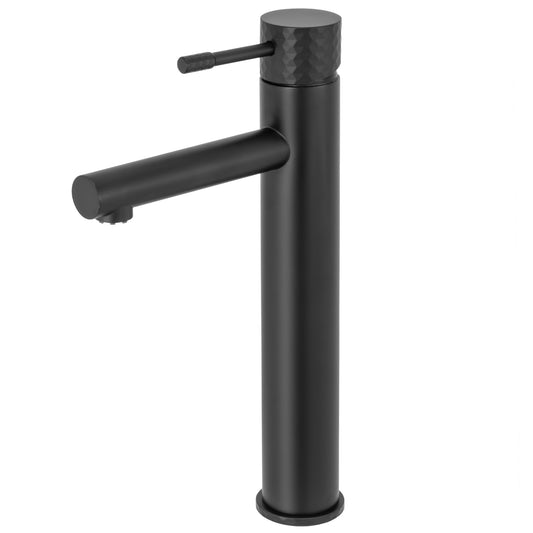 Grifo de lavabo alto monomando acabado maneta luxury negro mate para pica - Serie Birim