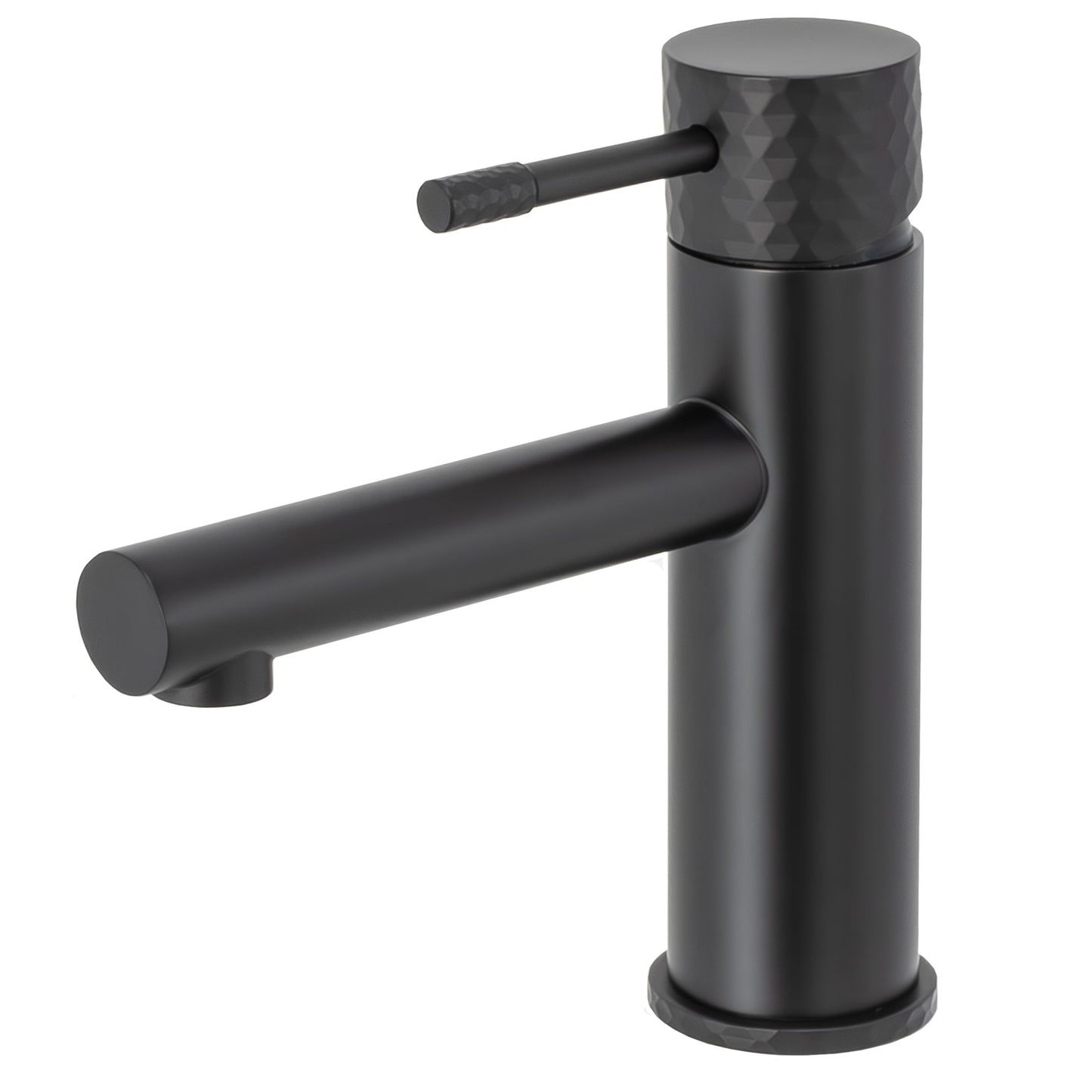Grifo de lavabo  monomando acabado maneta luxury negro mate - Serie Birim