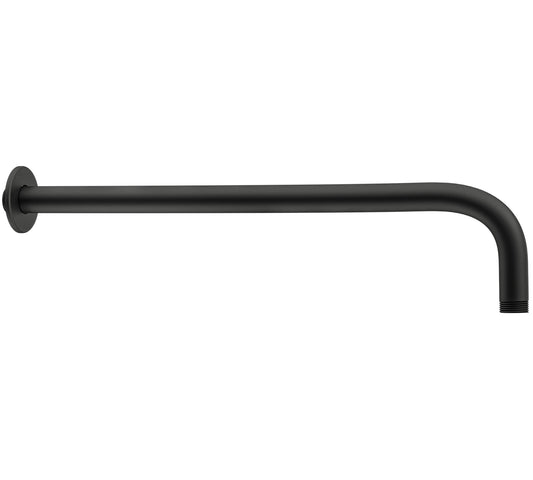 Soporte pared redondo negro mate