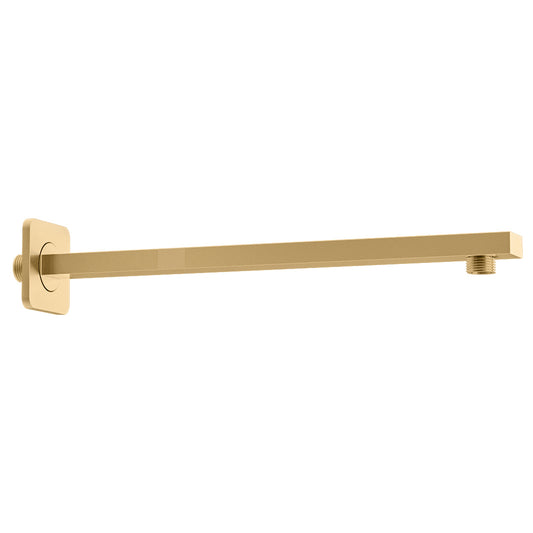 Soporte pared cuadrado oro mate con protección PVD