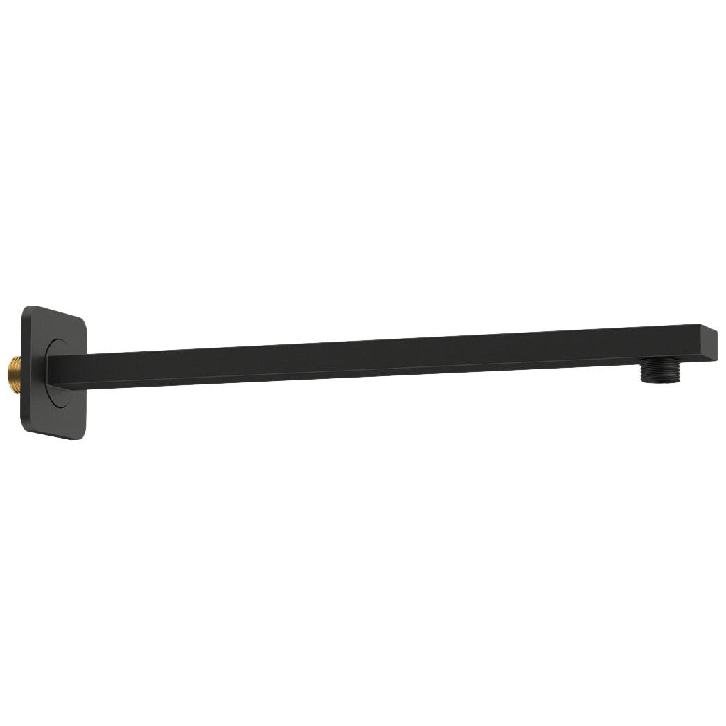 Soporte pared cuadrado negro mate