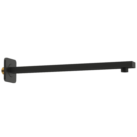 Soporte pared cuadrado negro mate