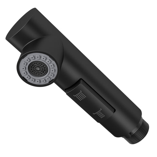 Spray grifo de cocina negro mate