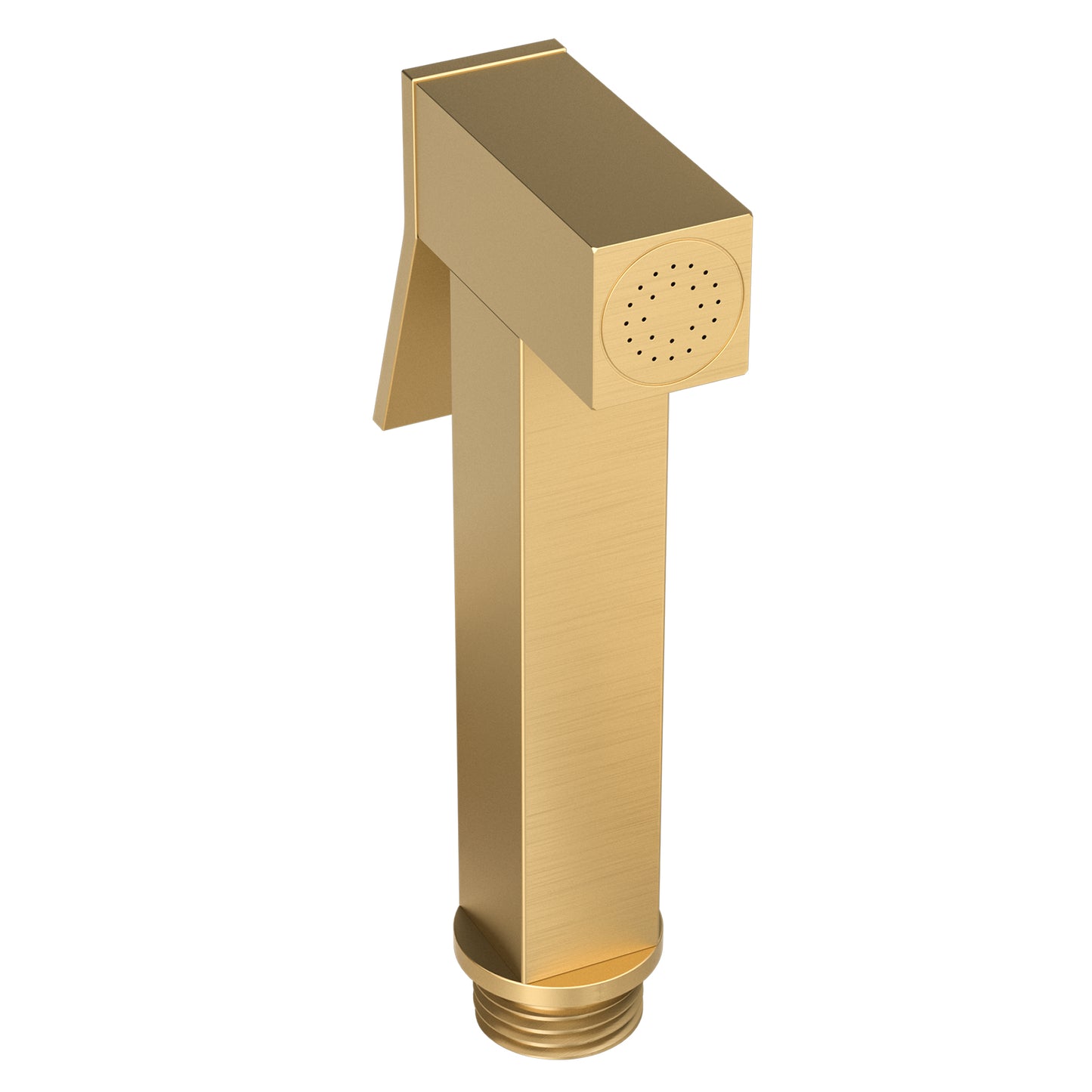 Spray grifo bidé empotrado cuadrado oro mate con protección PVD