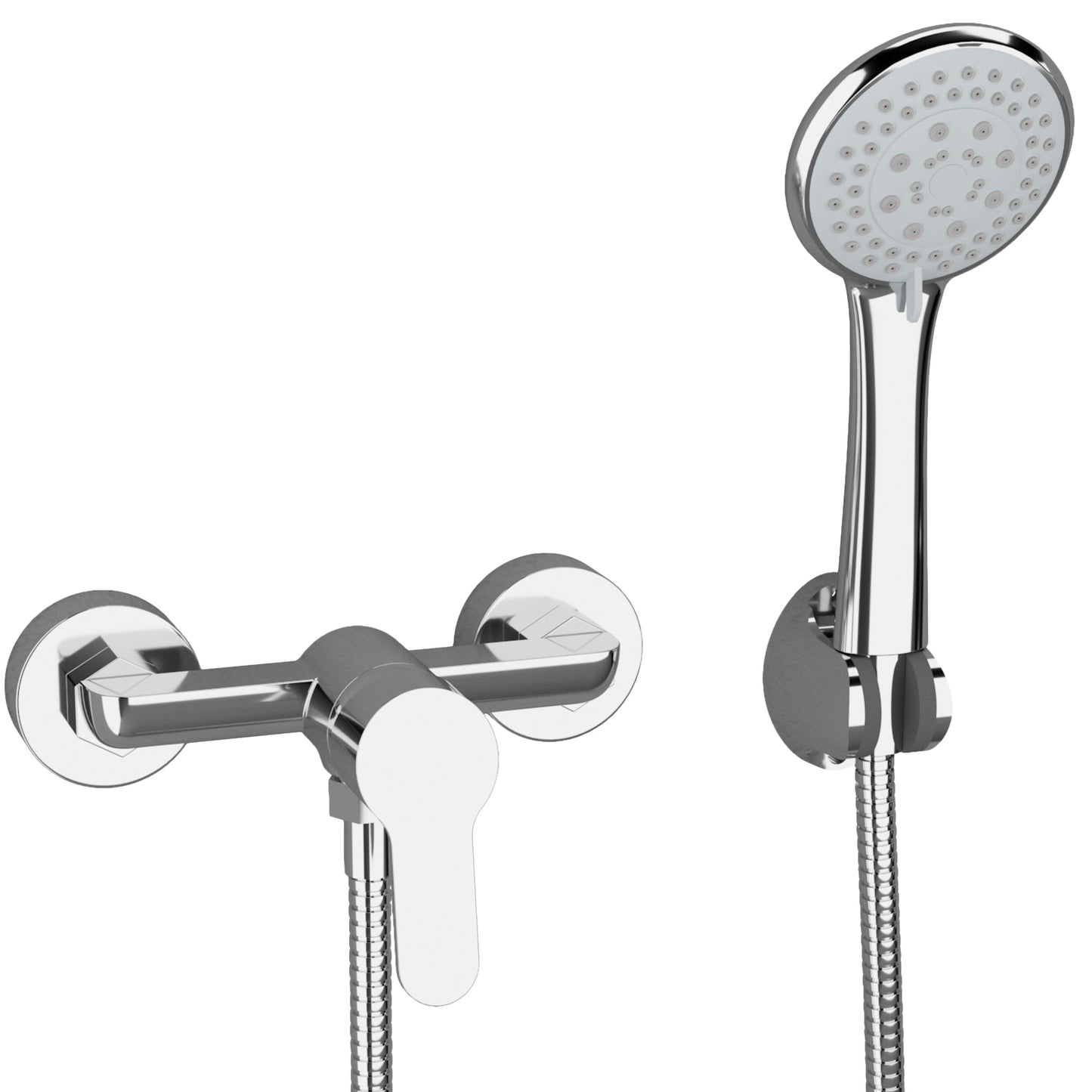 Grifo de bañera monomando cromado - Serie Tera