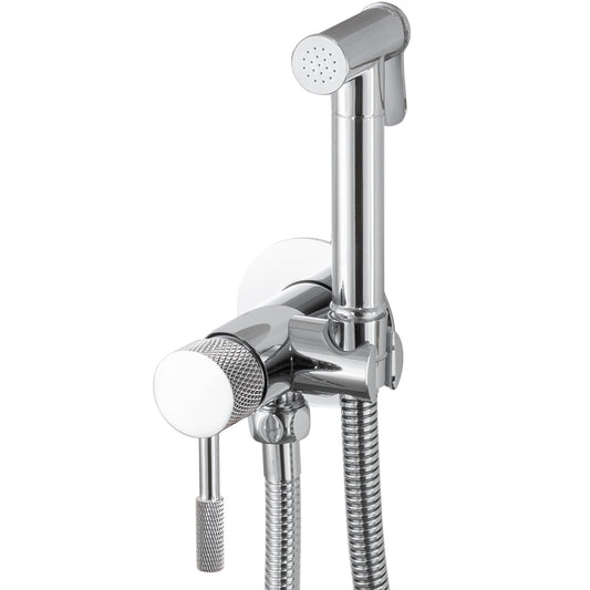 Grifo de bidet empotrado redondo cromado acabado maneta luxury - Serie Torina