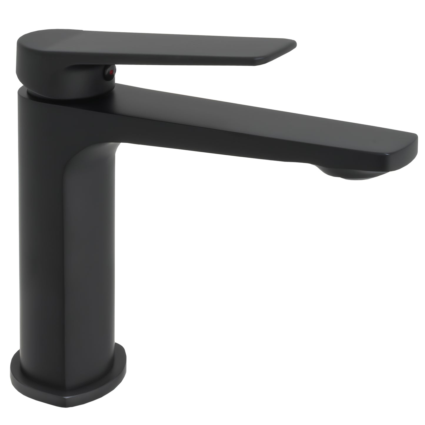 Grifo de lavabo monomando negro mate - Serie Valdivia