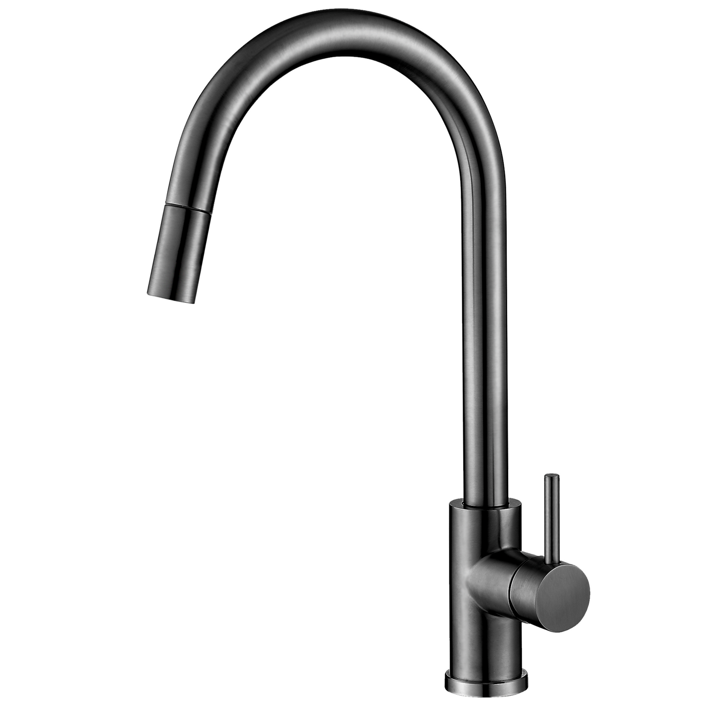 Grifo de cocina gun metal monomando extraíble - Serie Parana