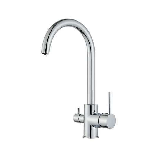 Grifo de cocina osmosis 3 vías redondo cromado - Serie Amazonas