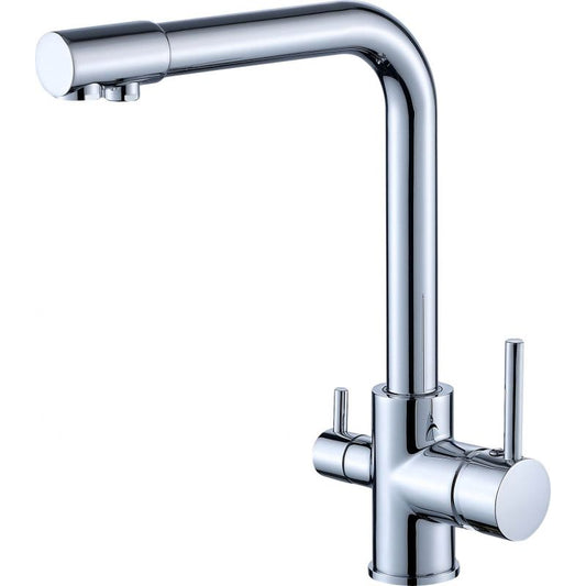 Grifo de cocina osmosis 3 vías redondo cromado - Serie Nilo