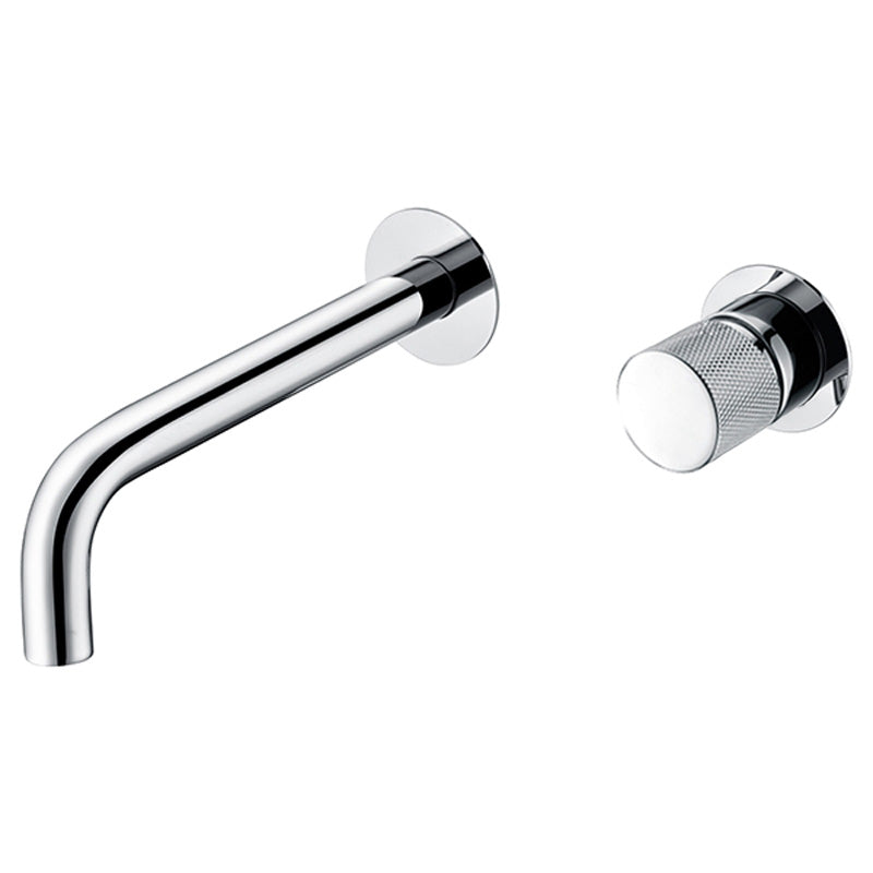 Grifo lavabo empotrado redondo monomando cromado maneta luxury - Serie Besaya