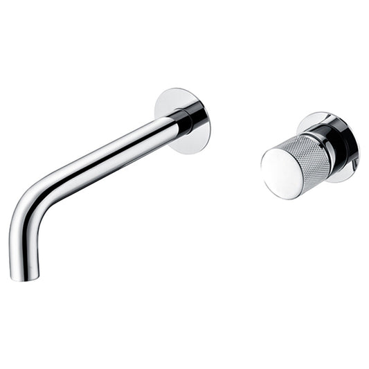 Grifo lavabo empotrado redondo monomando cromado maneta luxury - Serie Besaya